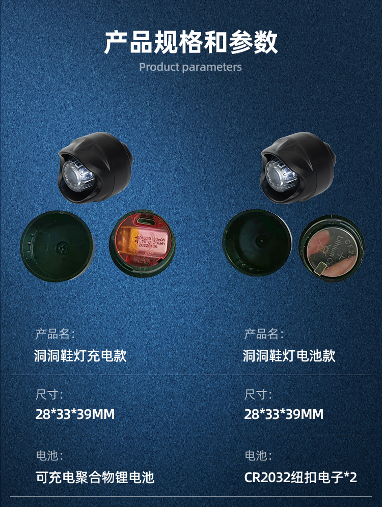 Flame Wolf Croc brand Headlights for Crocs, outdoor sports accessories, hiking and camping warning shoes, safety lighting, and other categories pic 3