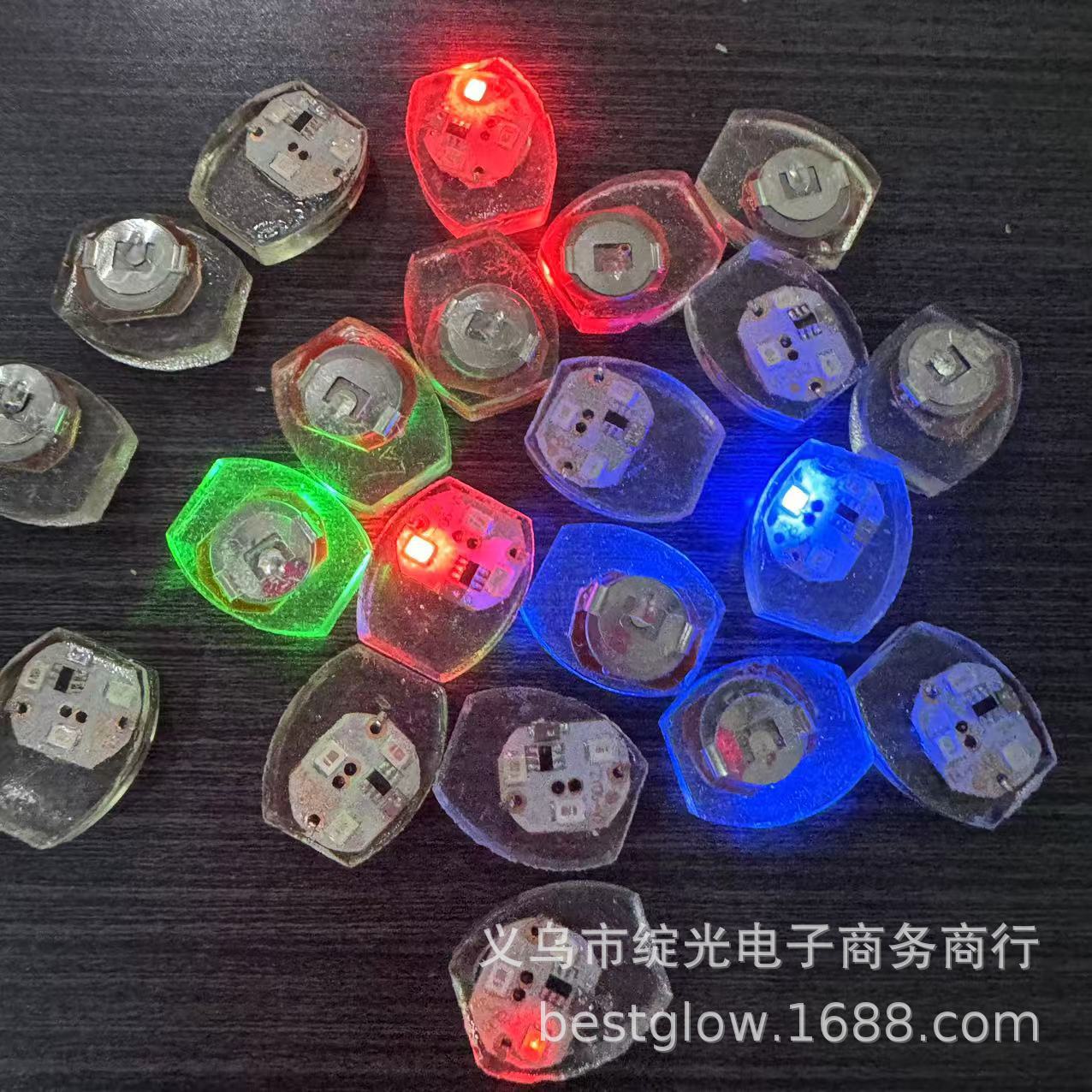 LED红蓝绿鞋灯方灯椭圆灯防水灯震动发光闪灯服装灯机芯电子配件详情8