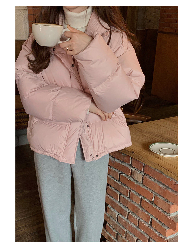 TG90% White duck down thickened down jacket for Women 2021 Winter New stand-up Collar Coat 15580(same style as 13519) pic 47