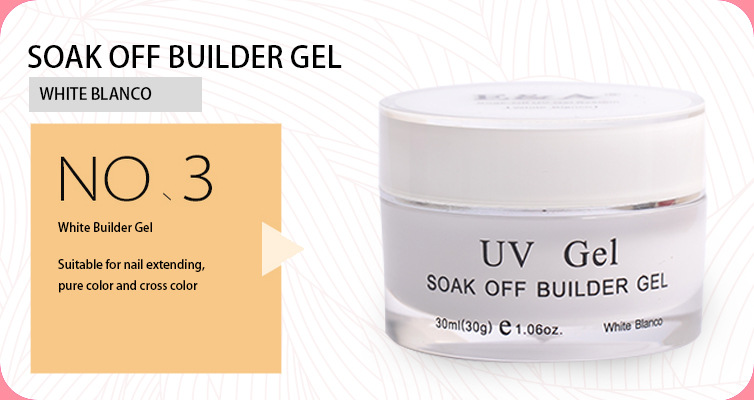 E&A Nail Polish Glue Factory Direct sales: 30g transparent UV glue, phototherapy glue, pink phototherapy nail polish glue, model glue, exclusively for export pic 6