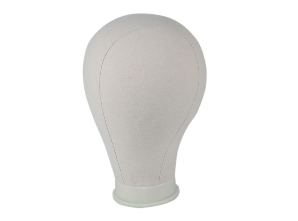 Canvas wig head mold shaping head, styling head, needling practice head, filling canvas head mold pic 5