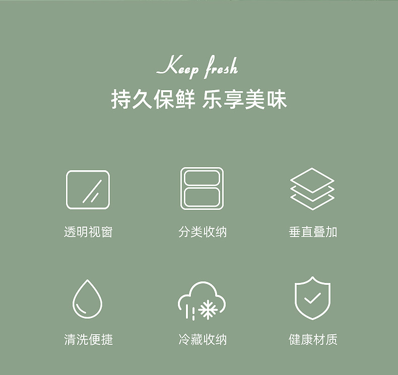 Refrigerator transparent water-draining preservation box, egg separator, food freezing refrigerator storage box manufacturer, plastic transparent ice pic 2