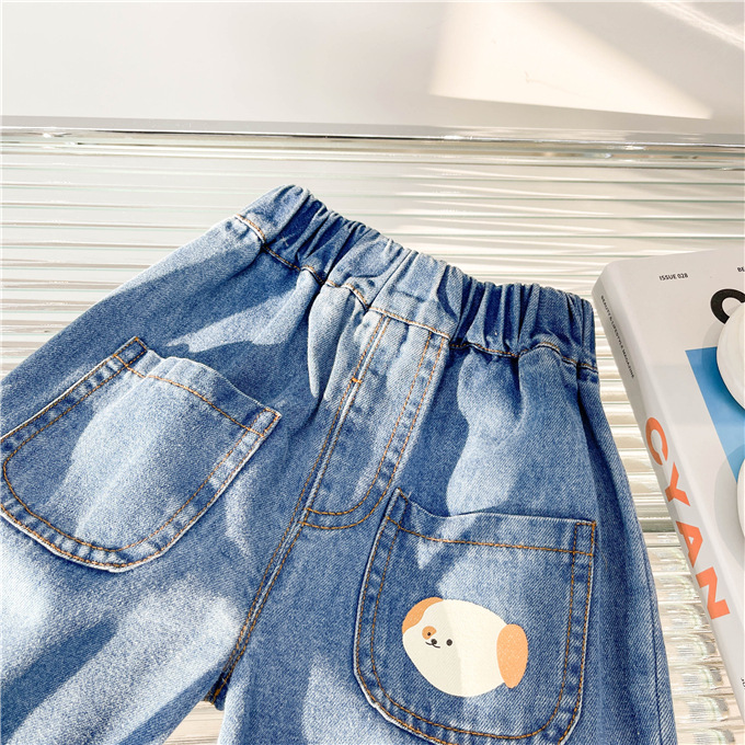 贝贝城秋季新品韩版儿童裤子男宝宝牛仔裤1-3-5岁儿童束脚裤休闲详情14