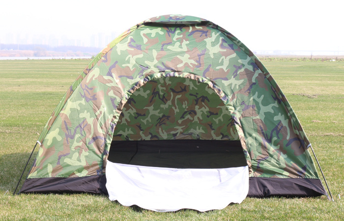 Digital Jungle camouflage single, Double, four-person manual and automatic single-layer and double-layer outdoor camping tents pic 10