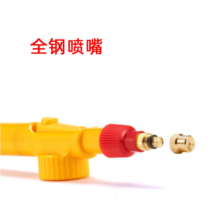 饮料瓶可乐瓶铁杆喷头喷雾器喷枪浇花手动喷水壶压力喷壶园艺浇花详情7