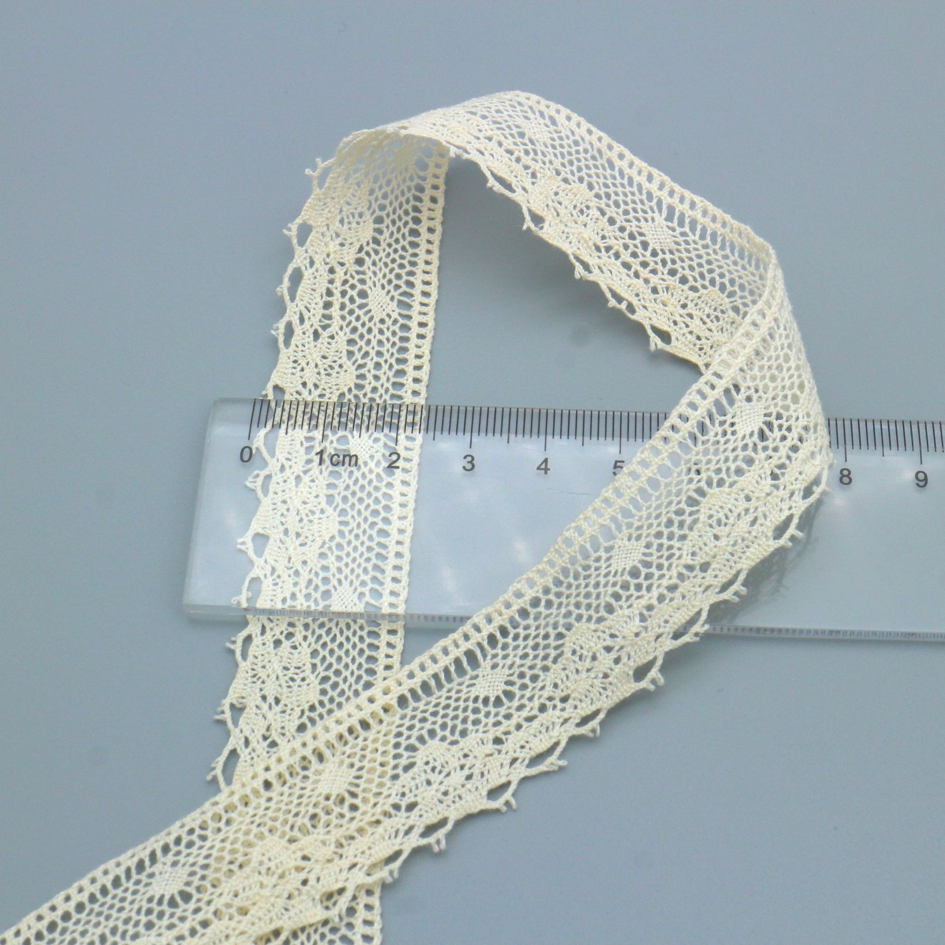 In-stock cotton thread lace, handmade diy clothing accessories, lace lace, sofa curtains, doll skirt lace pic 5