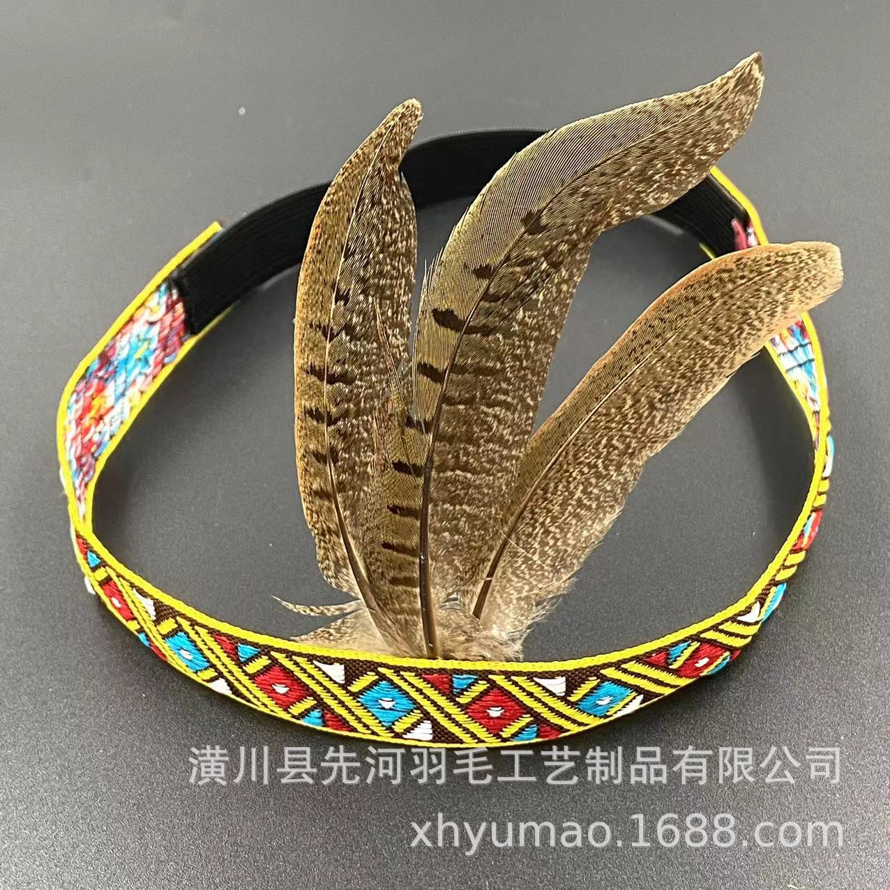 厂家直销鸡尾印第安头带非洲异国风情头饰舞台表演节日聚会服装详情9