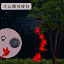 太阳能灯户外庭院灯人体感应壁灯四面100LED充电家用照明路灯批发详情17