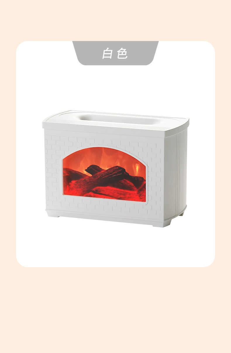 Cross-border bestseller Flame aroma diffuser, bedroom home desktop large-capacity fog-flow ultrasonic atomization humidifier pic 8