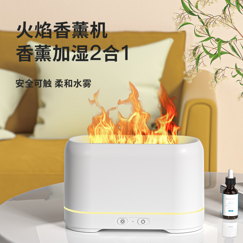 桌面加湿器办公卧室便携迷你空气净化器小夜灯大雾量补水加湿器详情5