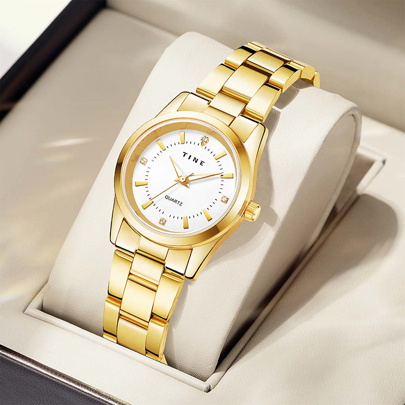 High-end quartz watches for women, cross-border wholesale, waterproof, fashionable and niche square bracelet watches for women pic 1