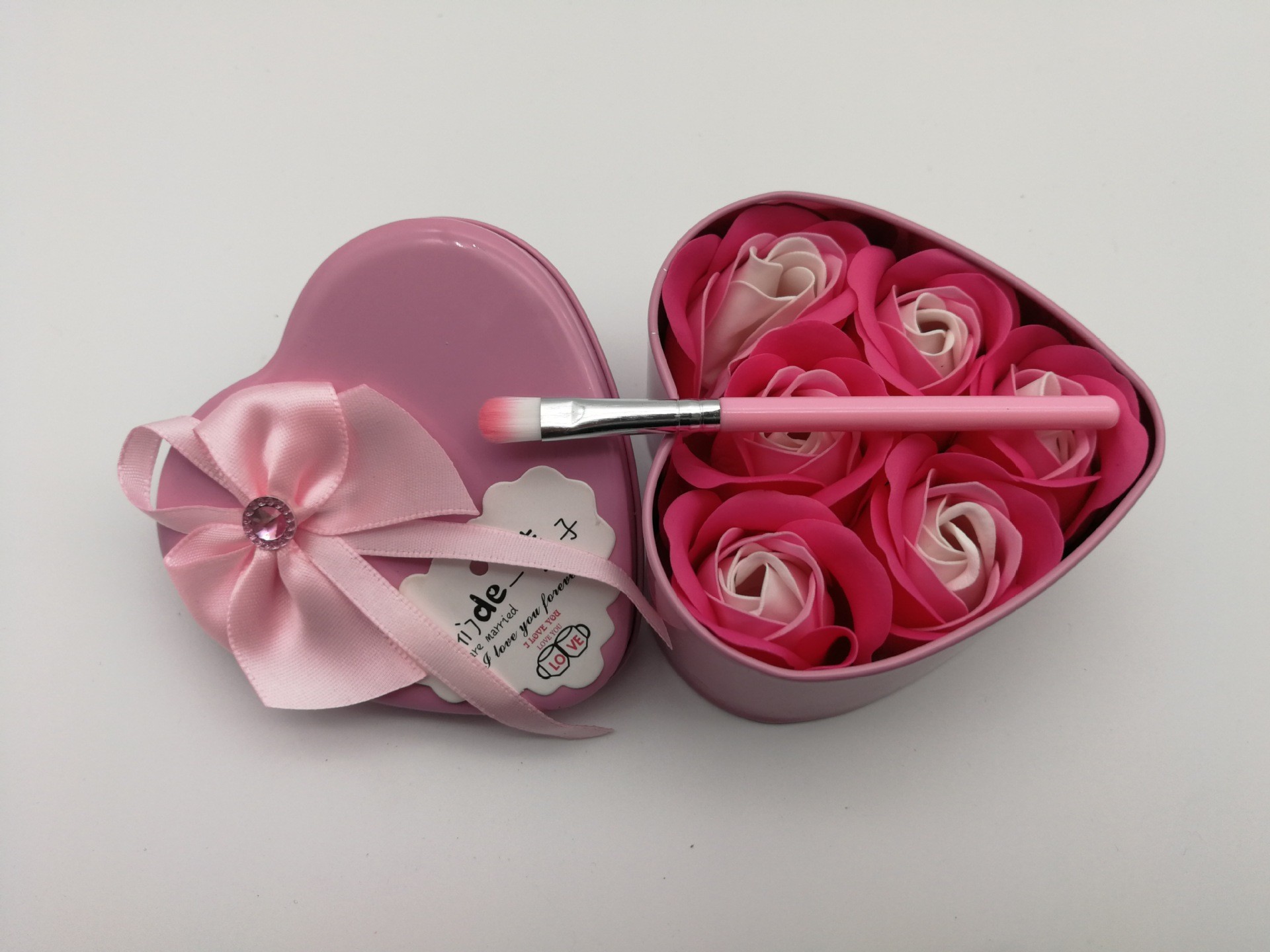 Soft-bristled portable five-stick makeup brush set, blush brush, eyeshadow brush, complete set of makeup brushes pic 6