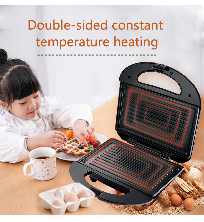 SOKANY105 Home Luxury Sandwich Maker, breakfast maker, toaster, Toast Breakfast Maker, three-legged Panini pic 6