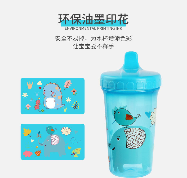 Dibujos animados duckbill cup a prueba de caídas baby learn drink tazas de agua de verano para niños taza de agua de gran capacidad taza de plástico a prueba de fugas pic 6