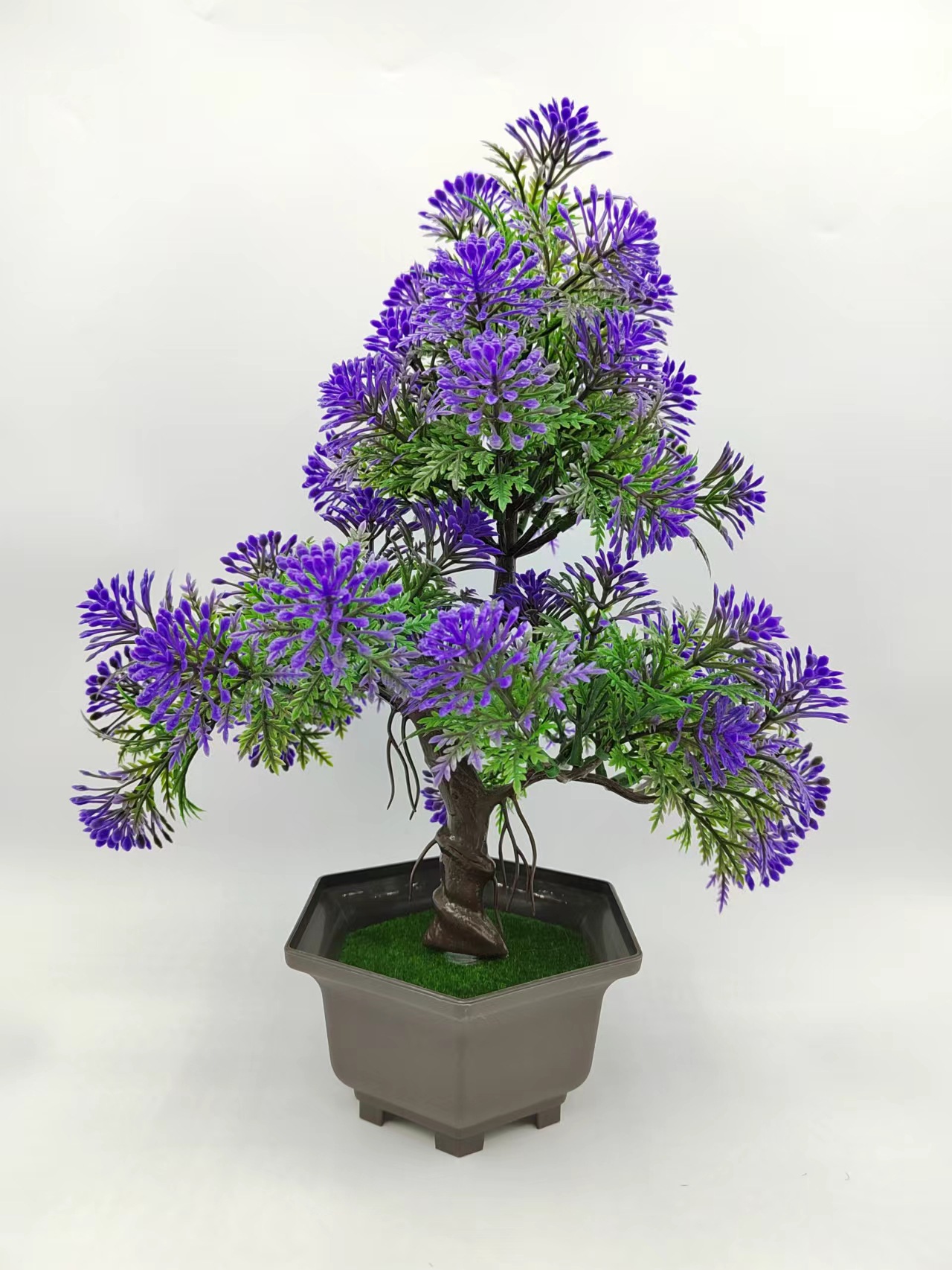Hongsheng Simulation Craft Creative Simulation pine Bonsai, special tower pine bonsai, hotel and home beautification decoration display pic 2