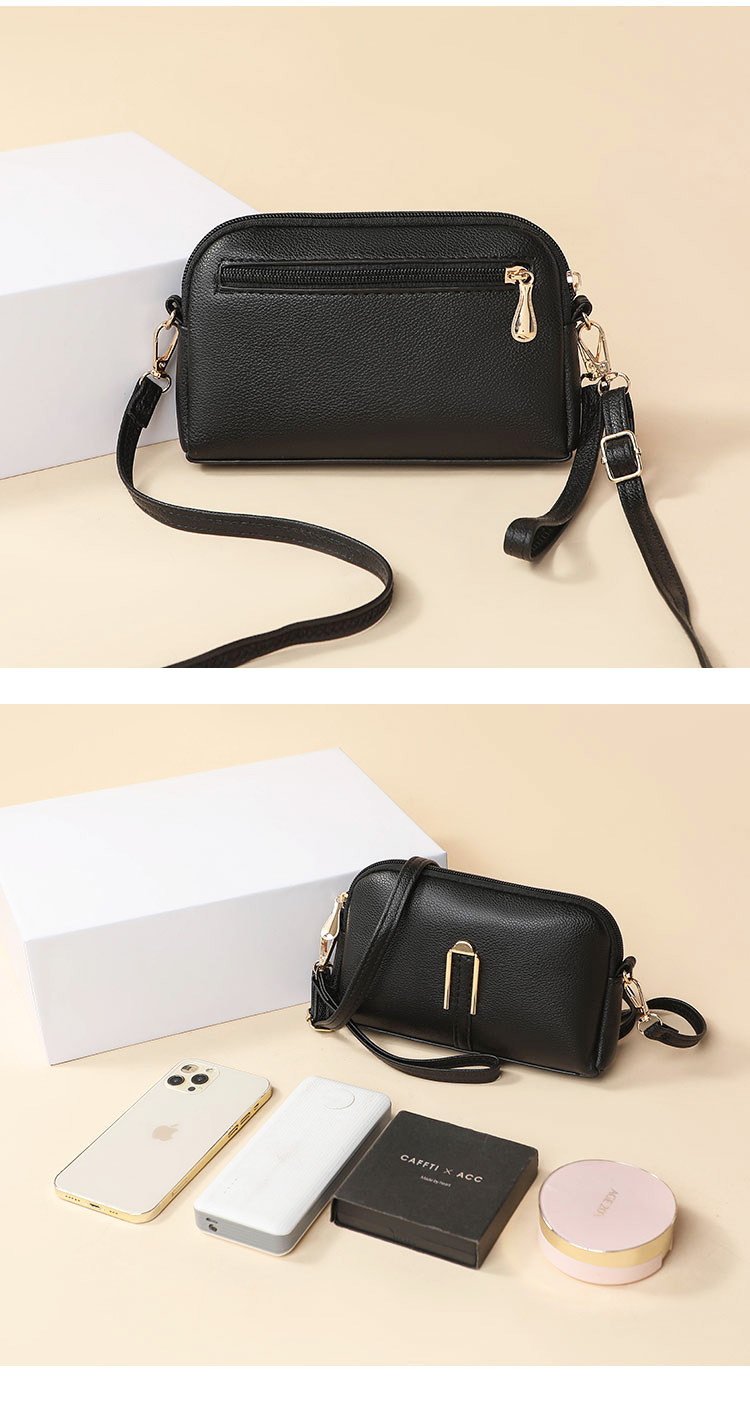 软皮妈妈包女2025新款时尚韩版简约单肩挎包女士手提包详情19