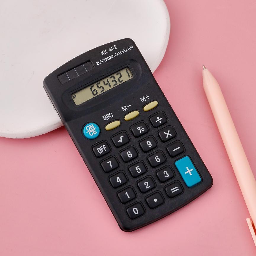 Mini Portable Calculator 402, student calculator, 8-bit electronic computer pic 9