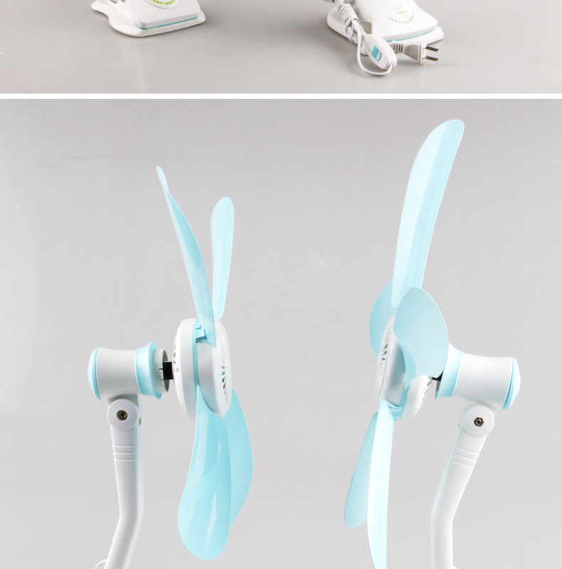 可出口五叶小夹扇学生风扇办公室宿舍用详情5