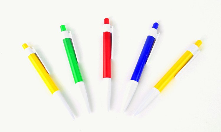 5-piece ballpoint pens in stock, factory direct sales. Cute telescopic pens, student stationery pens, 2-yuan store stationery wholesale pic 2