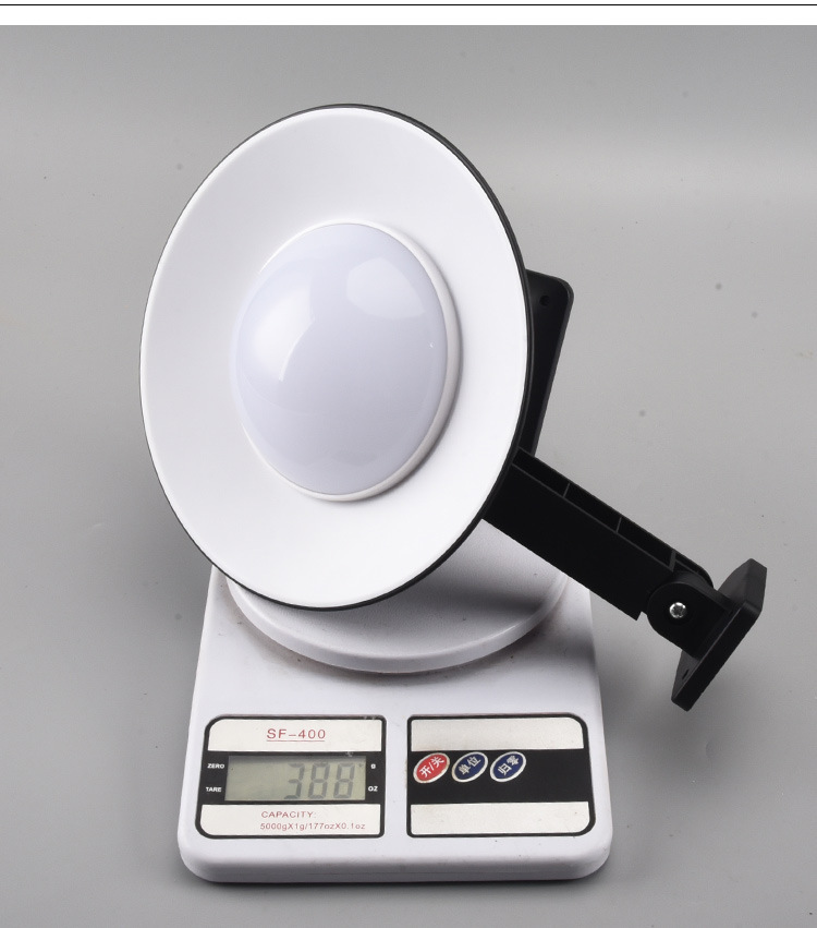 义乌闪电鹰新款太阳能路灯户外感应LED圆形壁灯户外防水景观花园详情30