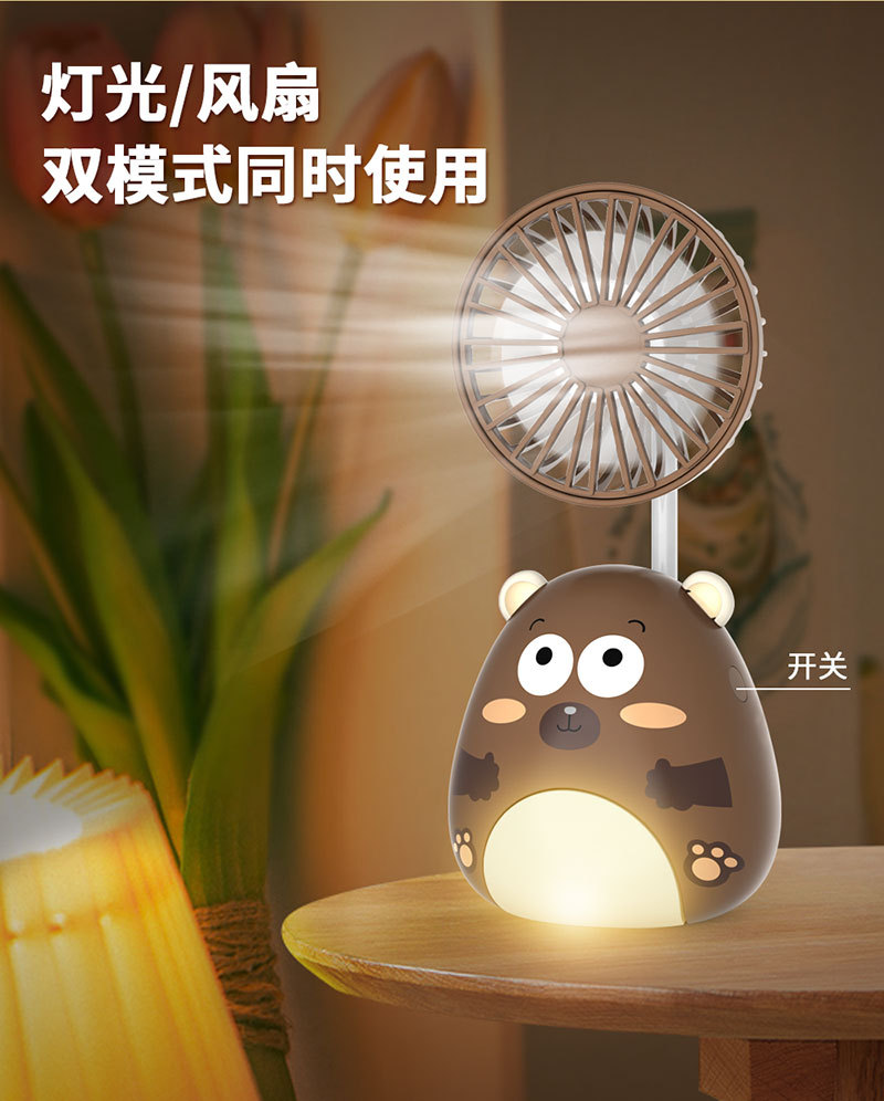 新款台式小风扇迷你桌面便携充电usb学生桌面大风力礼品厂家代发详情2