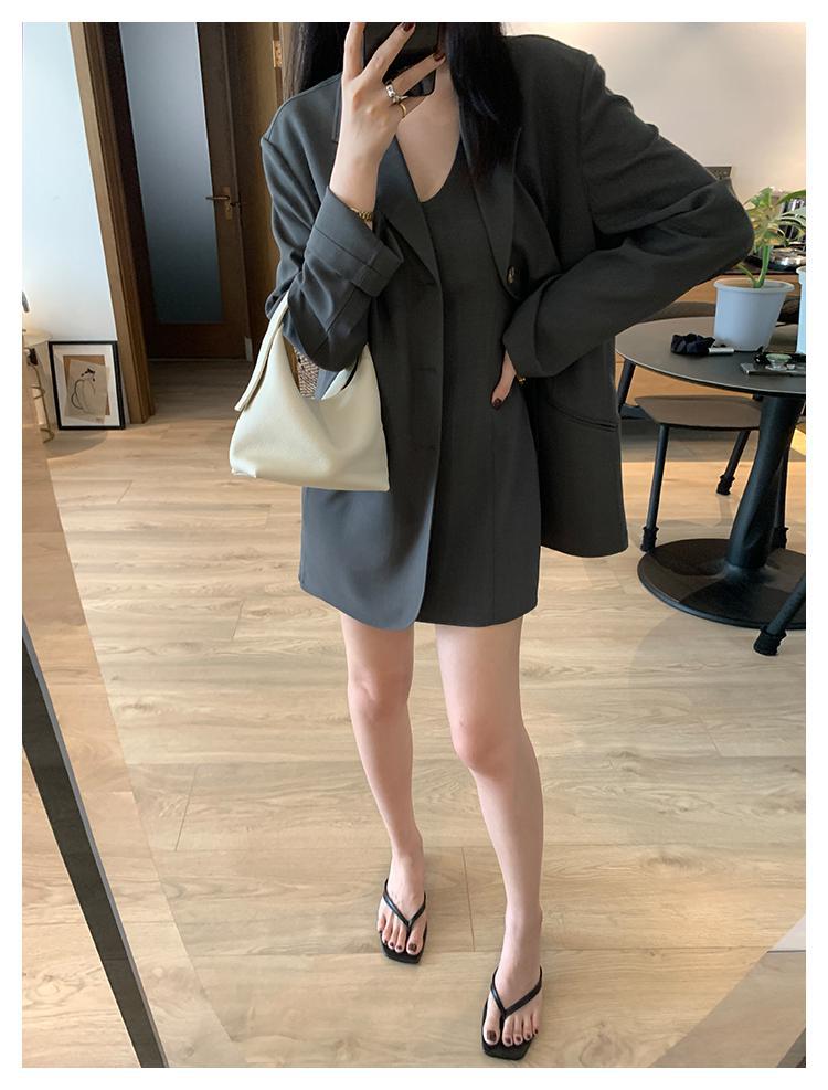 NTASYSKINSC 嫣高实穿自留90s复古时髦深U背心连衣裙裤防走光详情16