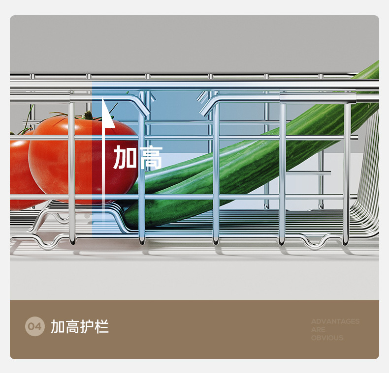 Kitchen sink, washing basin, retractable storage rack, stainless steel sink, draining basket, dish storage rack, kitchenware pic 31