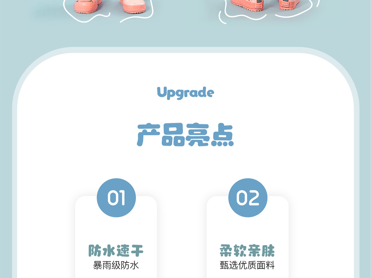 儿童雨衣女童男童宝宝雨衣女孩防雨服幼儿园雨披5小孩4岁小朋友详情3