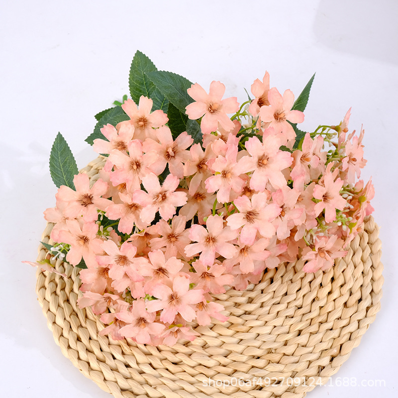 假花摆件客厅卧室内摆设塑料干花束套装饰品小盆栽餐桌茶几仿真花详情4