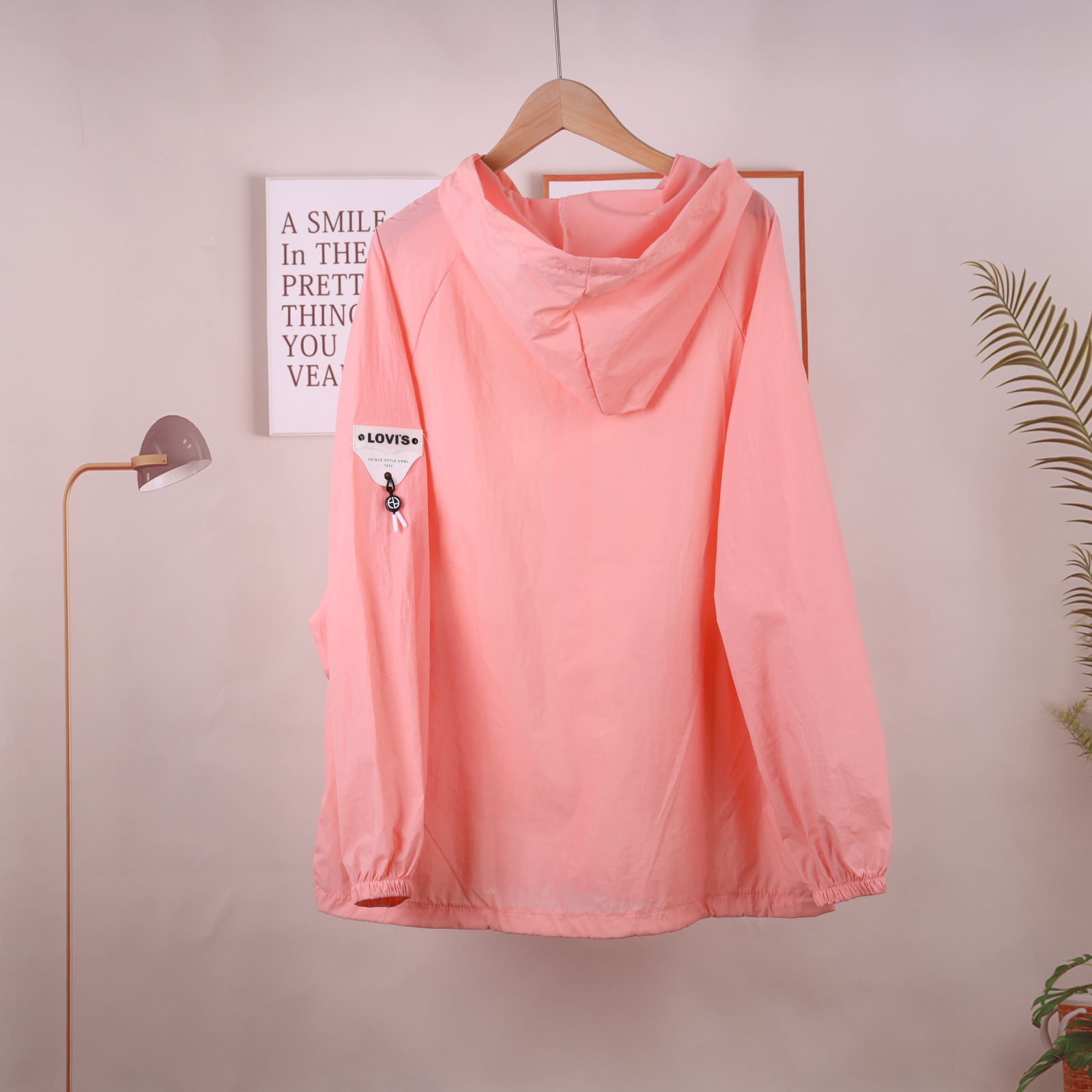 English large-sized short sun-protective clothing for girls, 2022 sun-protective clothing for girls, student uniform, Korean style thin loose mesh jacket pic 8