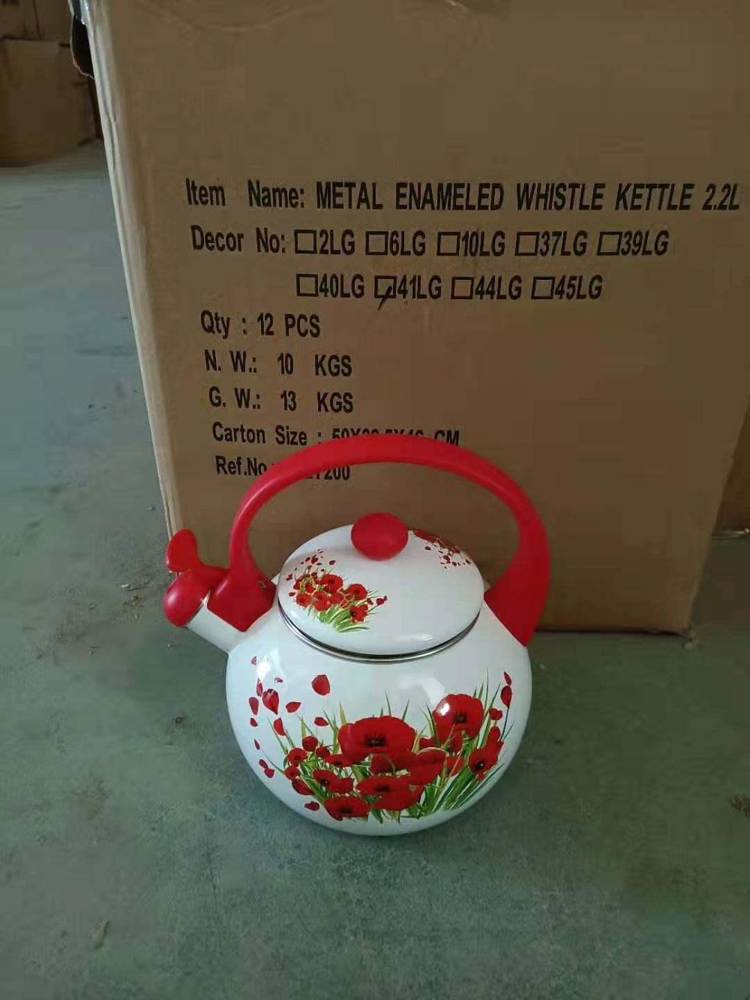 2.2L enamel kettle, high-quality kettle, Mingyin kettle wholesale, universal for induction cookers and gas stoves pic 7