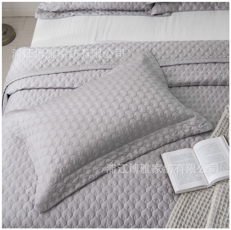 The manufacturer supplies summer quilted cotton bed sheets, pure cotton three-piece sets, skin-friendly quilted quilts and bed covers across borders, suitable for all seasons pic 39