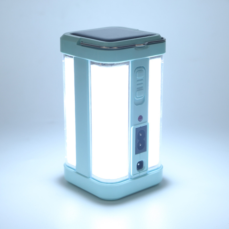 跨境户外太阳能露营灯便携野营灯led帐篷灯手提营地强光照明马灯详情7