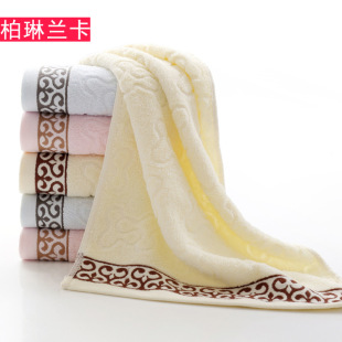 Pure cotton towel manufacturer, adult face wash, household thickened daily necessities, water-patterned pure cotton 32-ply towel wholesale, logo pic 11