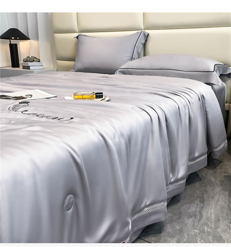 A类莫代尔天丝夏凉被冰丝空调被夏季薄被活动福利礼品被夏被批发详情10