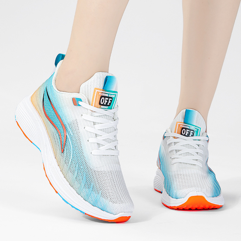 新款男女同款网面透气运动鞋中学生体育课专用防滑软底跑步鞋校园详情15