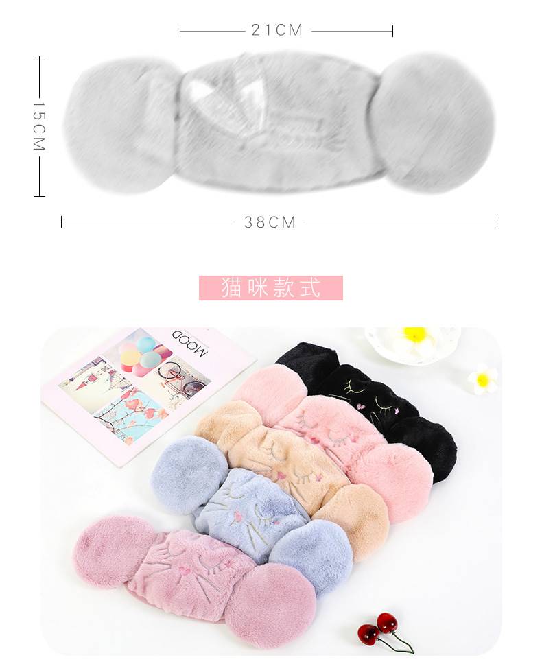 护耳口罩女冬天保暖防寒耳套卡通冬季防风毛绒耳罩二合一面罩详情10