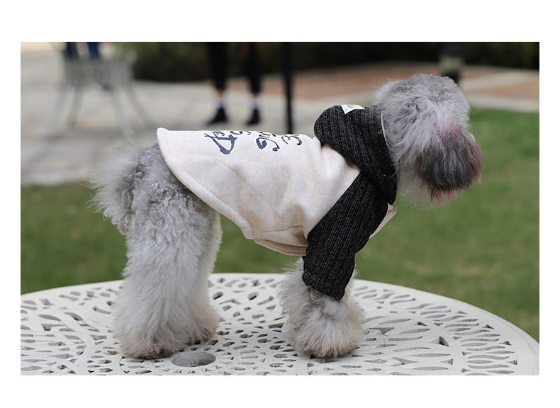 High-quality new pet hoodie, fashionable dog hoodie, thickened and fleece, warm and comfortable cat clothes pic 8