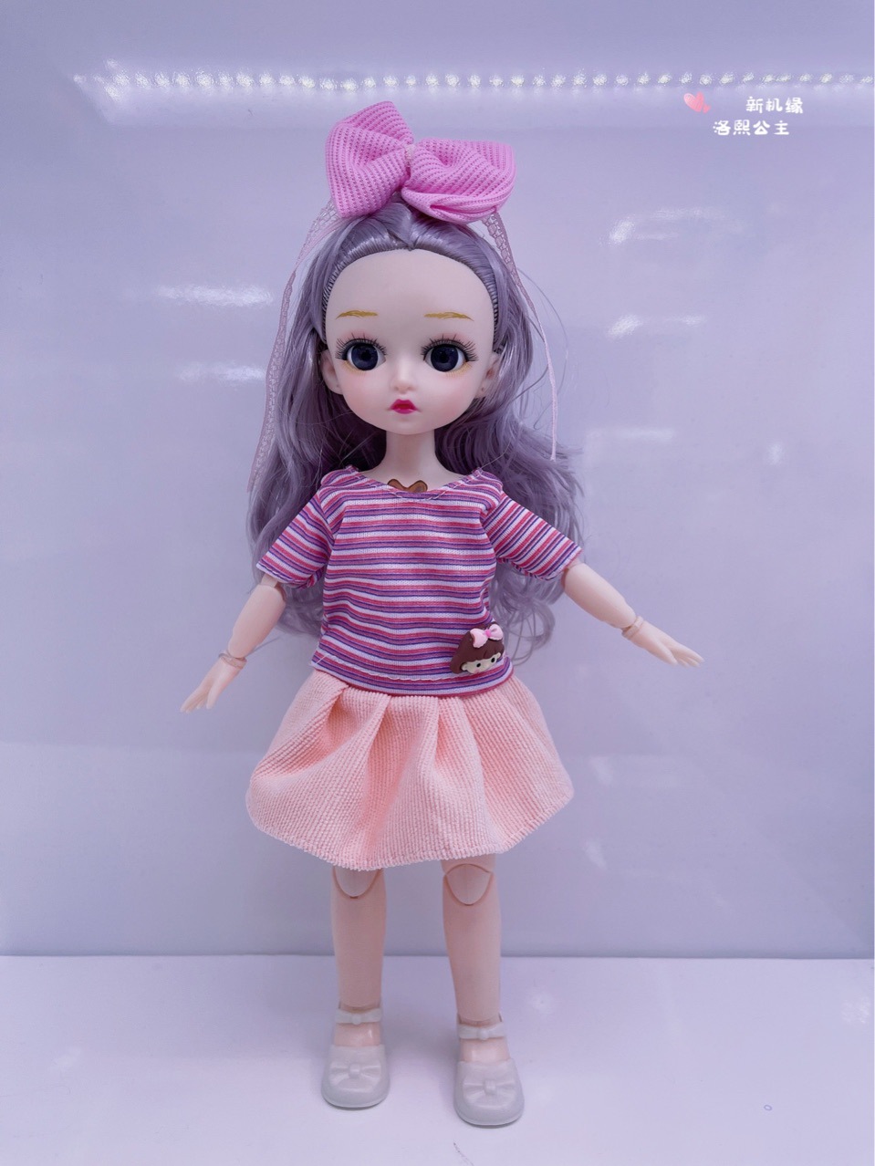 2022新12寸30cm时尚换装芭b比洋娃娃音乐智能唱歌闪灯钥匙扣娃娃详情7
