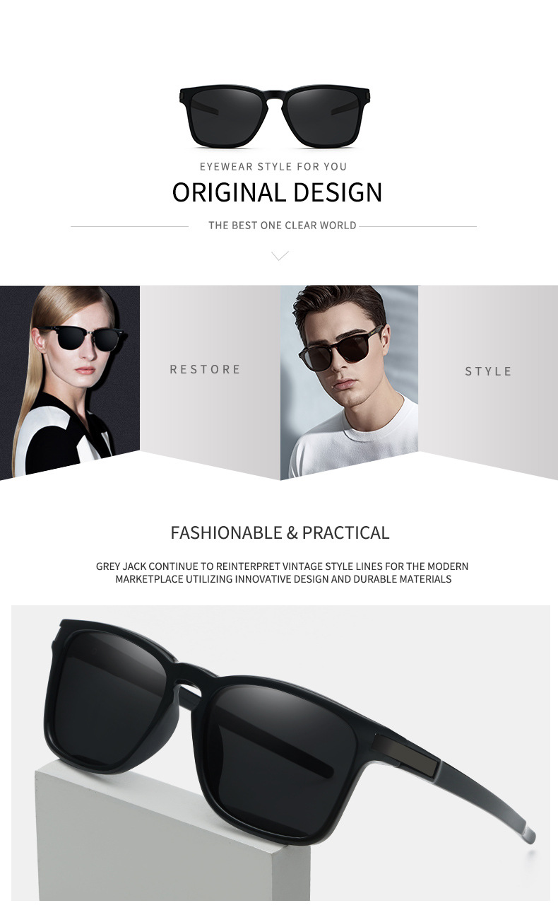 Amazon venta caliente gafas de sol moda hombres gafas de sol polarizador ciclismo gafas de sol para hombres premium sense wholesale pic 3