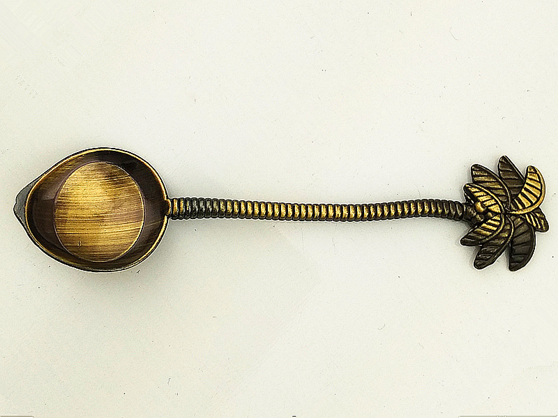 Dessert spoons, spoons, creative tableware wholesale gifts, 4 sets of fruit, mulberry and grape spoons, retro coffee spoons, ice cream spoons, ice cream spoons, gold-plated and copper-plated spoons, tableware, kitchenware pic 16