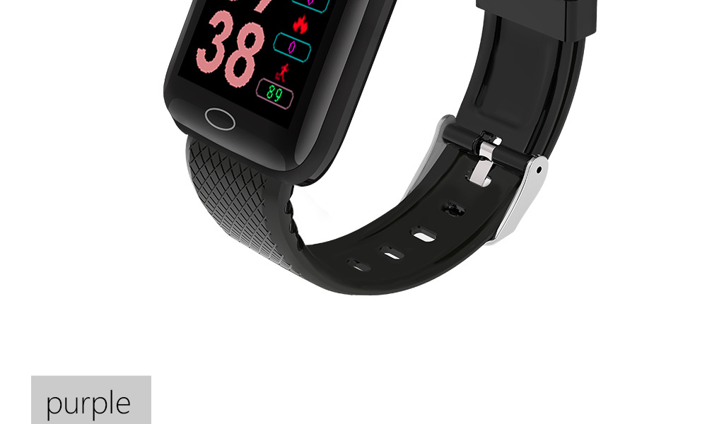 116plus Color Screen smart sports step count, heart rate, blood pressure, call information reminder function, wristband, cross-border gift pic 24
