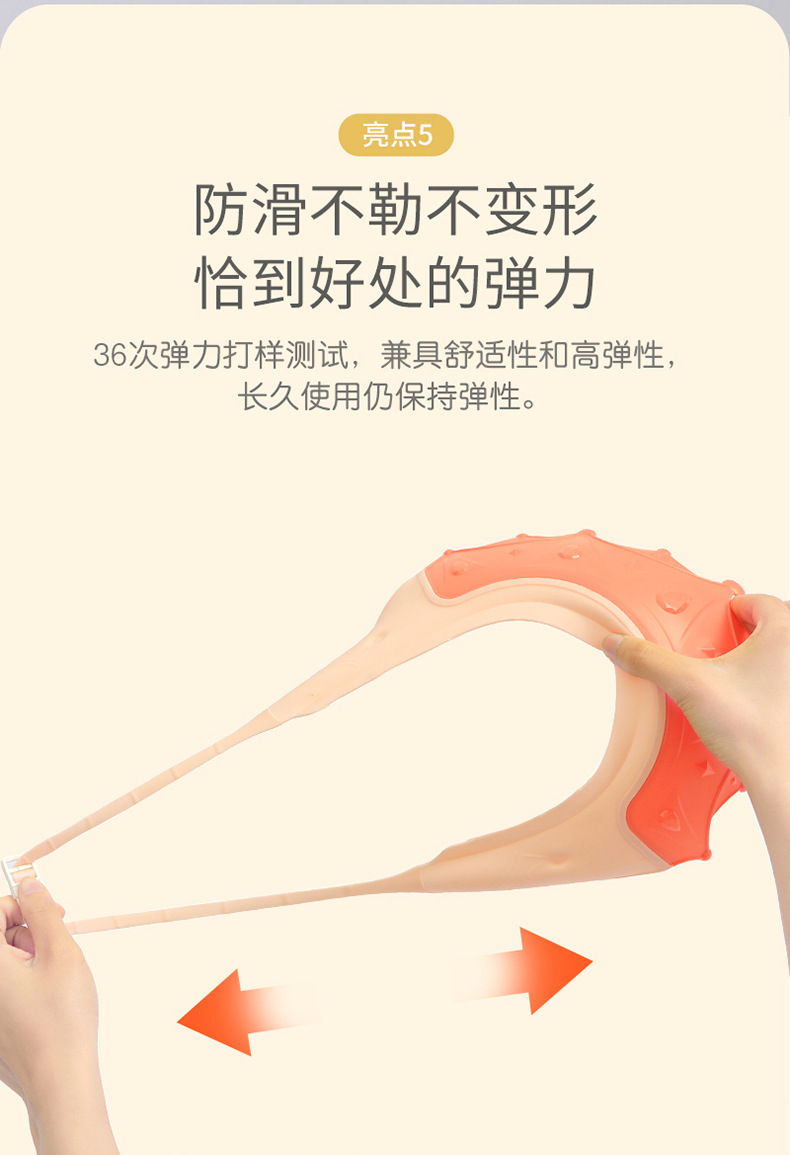 洗头帽儿童浴帽皇冠婴幼儿洗头帽防水可调节硅胶护耳宝宝洗头神器详情23