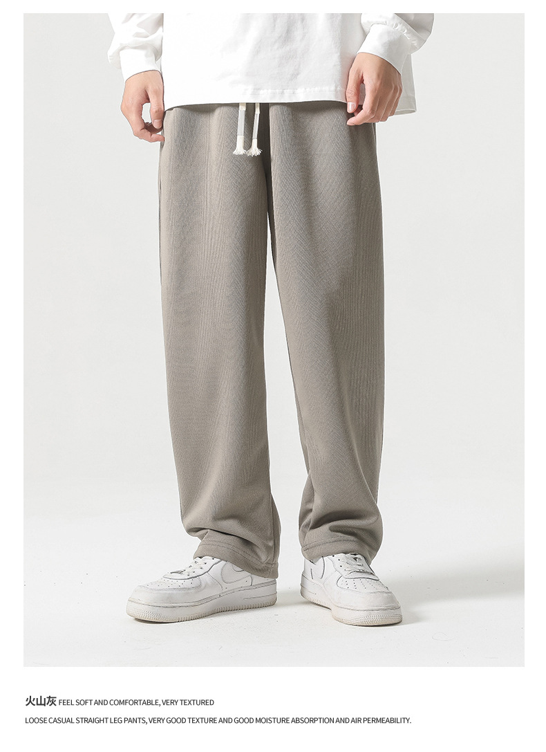 8 colors to choose from, 350g heavy-weight straight-leg sweatpants, a new style for men in the autumn of 2023, featuring loose, casual and sporty pants pic 19