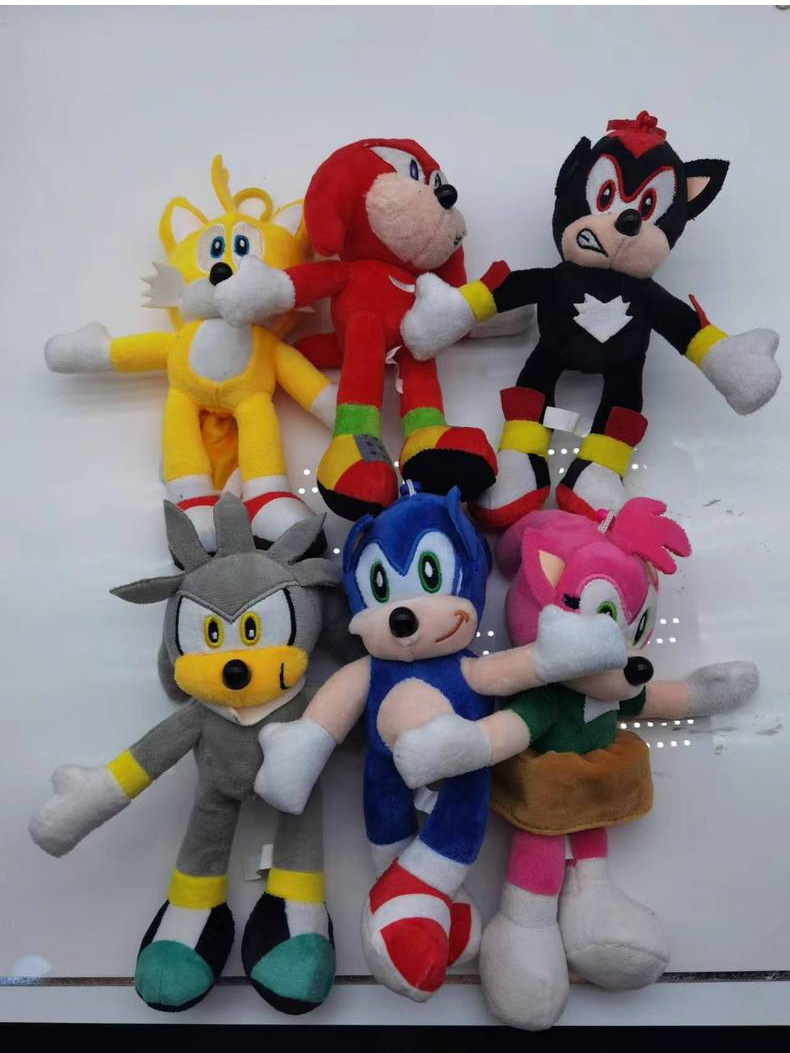 Международный хит по продаже готовых 20 - сантиметровых сумок sonic supersonic с брелоками на брелоках, подвесками и игрушками pic 9