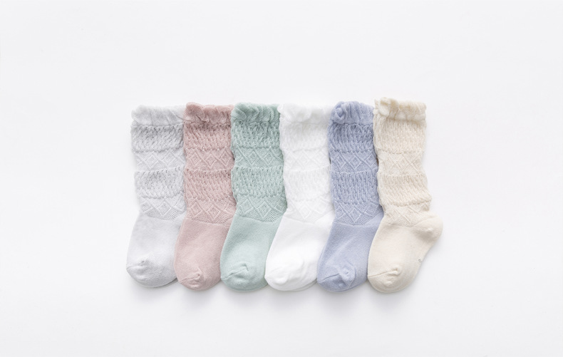 New Spring/Summer 2020 baby socks: Long mesh over-the-knee socks, ultra-thin baby socks for 0-1-2-3-4 years old pic 12