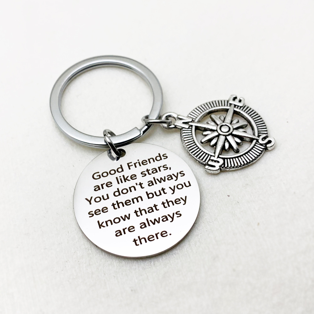 I LOVE YOU MORE THE END Amazon Bestseller Stainless steel keychain pic 11