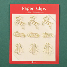 Christmas cute cartoon mini stapler, student small stapler with keychain, Christmas small gift binding machine pic 9