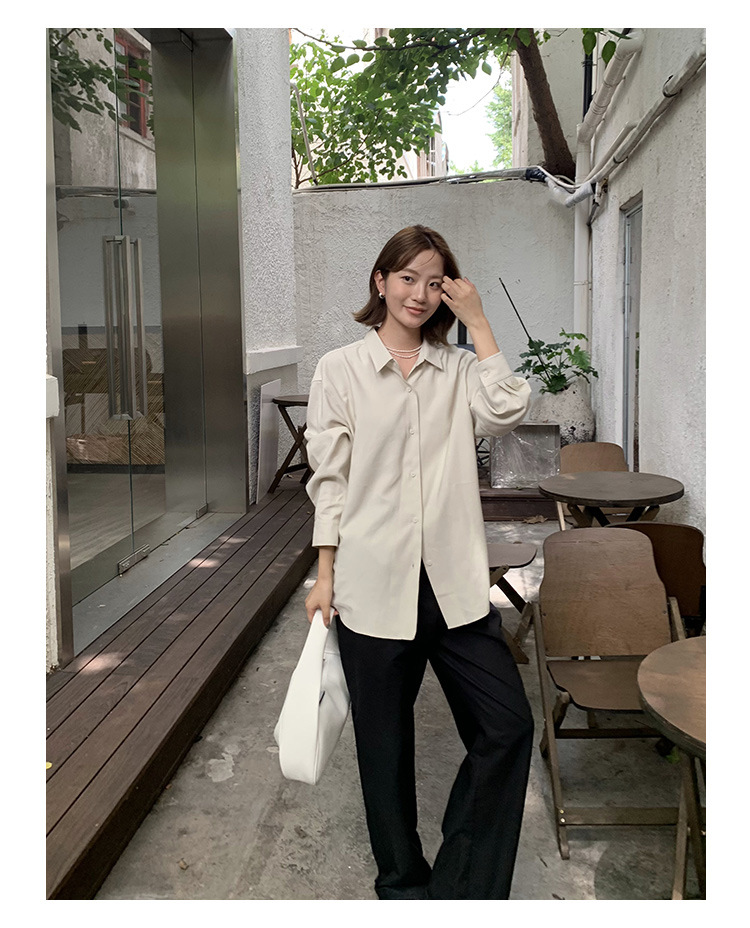 CLEAN simple and high-quality inner layer shirt for women 2024 Thirteen Factories Winter New skin-friendly and Comfortable Shirt 52288 pic 17
