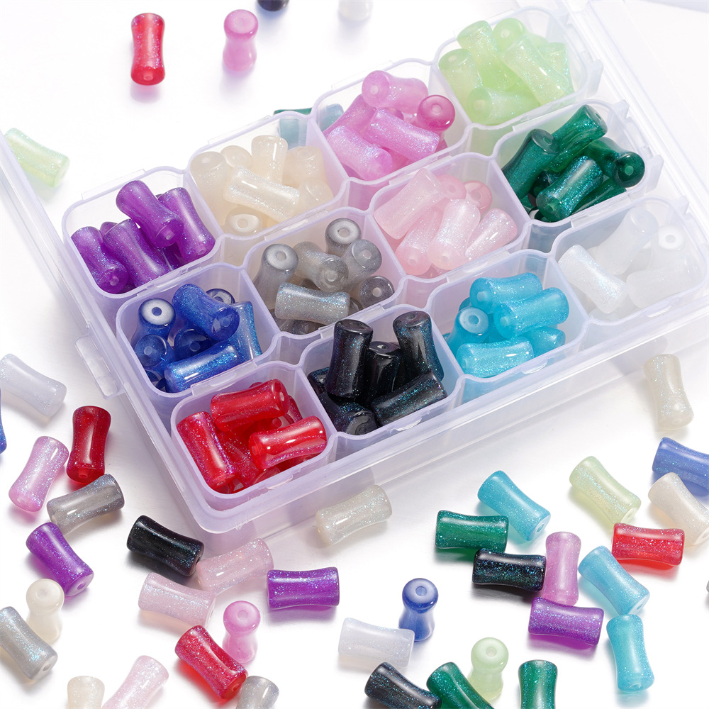 圆珠爆花10mm琉璃珠手工串珠玻璃散珠子 diy手链手串饰品配件批发详情4